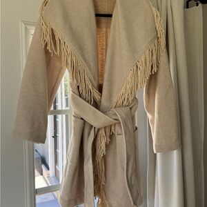 Western Fringe Coatigan